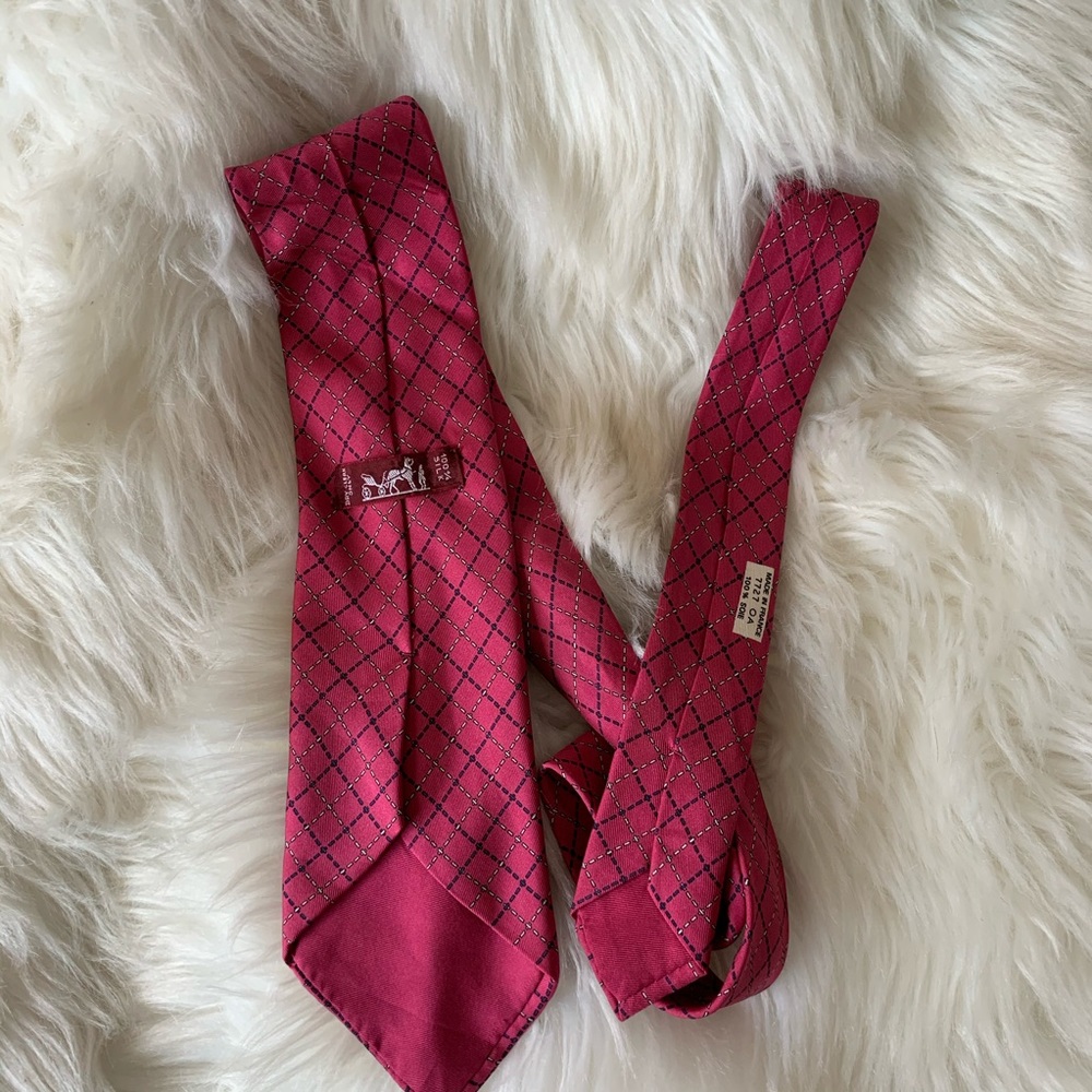 HERMÈS printed tie - Picture 3 of 5